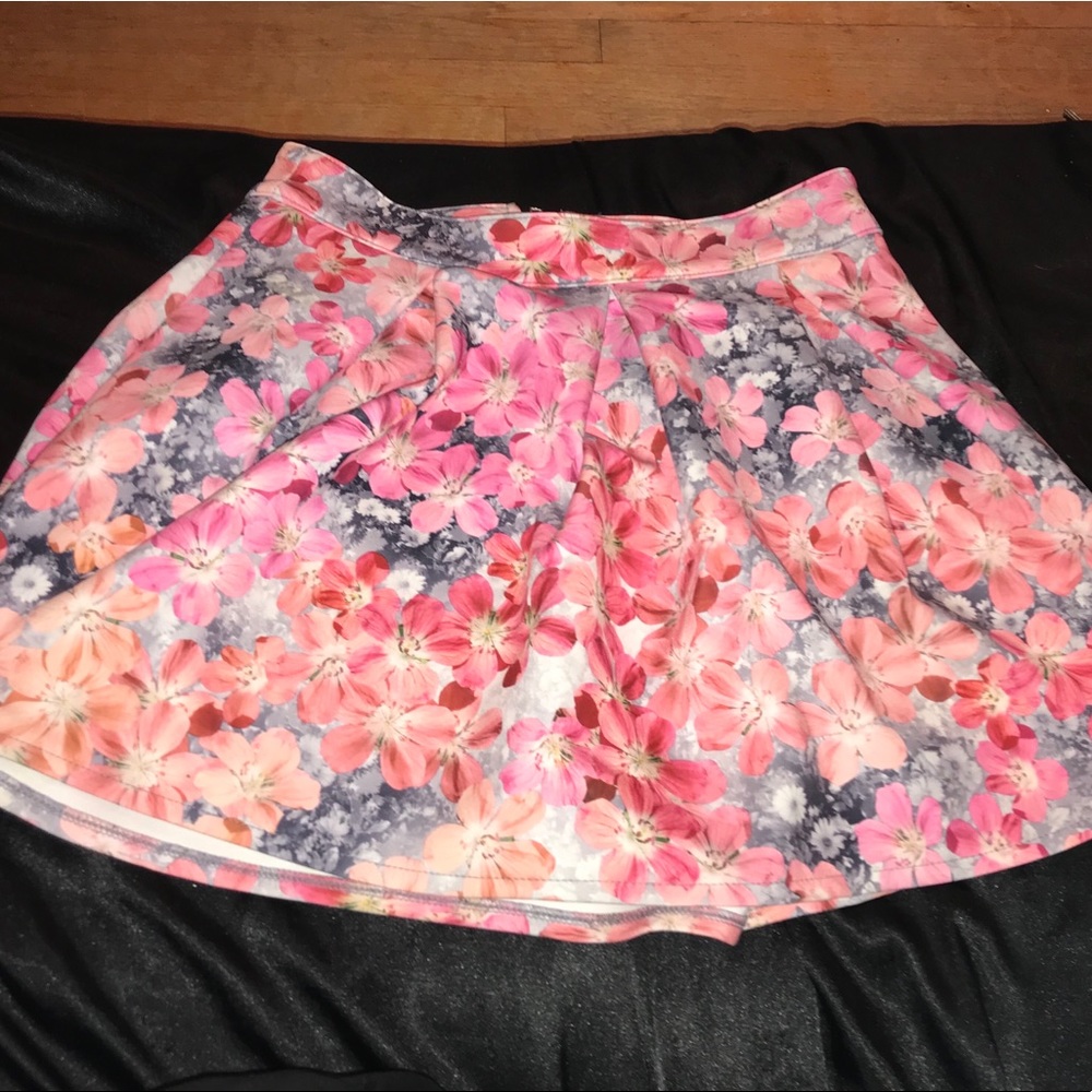 Bethany Mota Flower Skirt